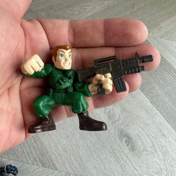 GI Joe Combat Heroes Conrad Duke Hauser General Clayton Hawk Action Figures 2009 - Picture 7 of 11